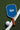 Blue_pickleball_paddle_with_Pulse_branding_on_a_green_and_white_striped_background - Pulse Pickleball
